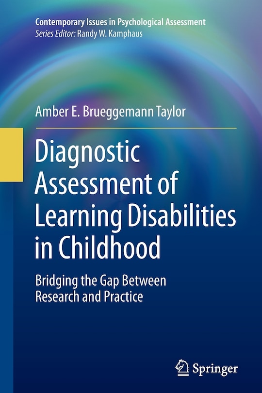 Couverture_Diagnostic Assessment Of Learning Disabilities In Childhood