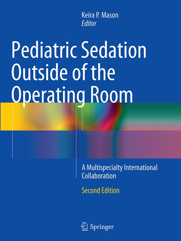 Front cover_Pediatric Sedation Outside Of The Operating Room