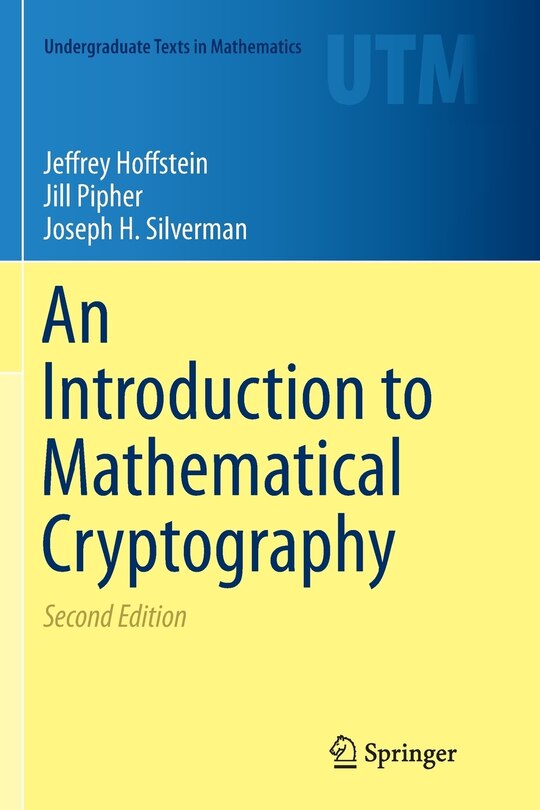 Front cover_An Introduction To Mathematical Cryptography