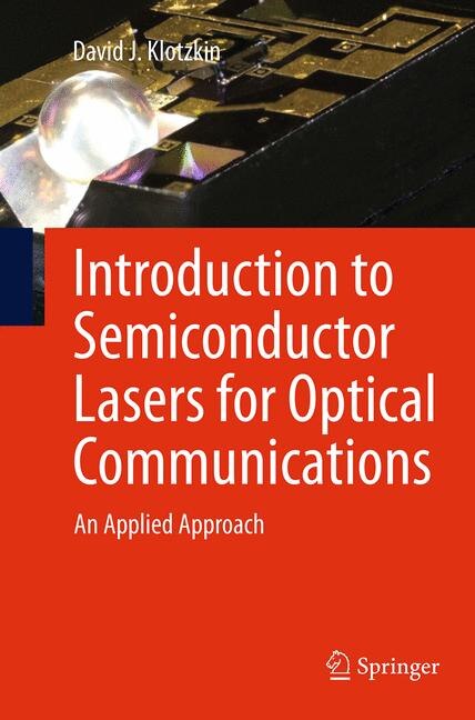 Couverture_Introduction To Semiconductor Lasers For Optical Communications
