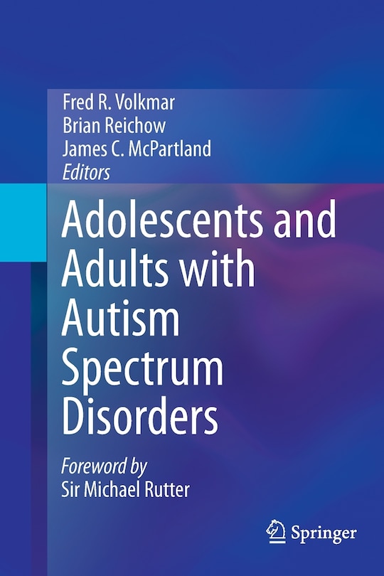 Front cover_Adolescents And Adults With Autism Spectrum Disorders