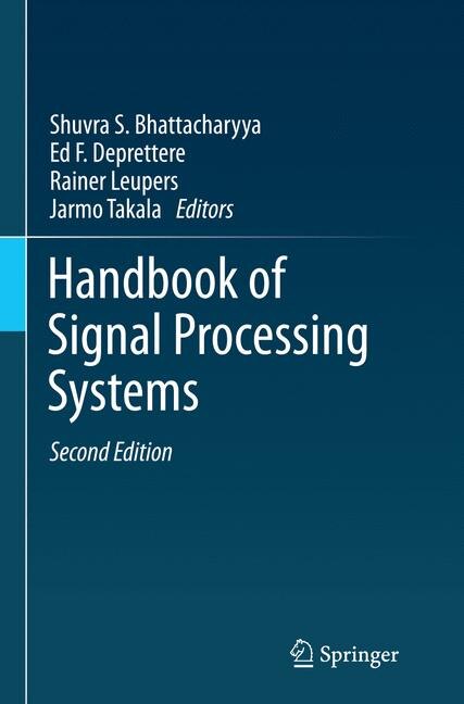 Couverture_Handbook Of Signal Processing Systems