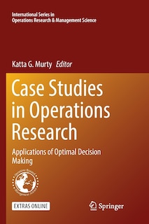 Front cover_Case Studies In Operations Research