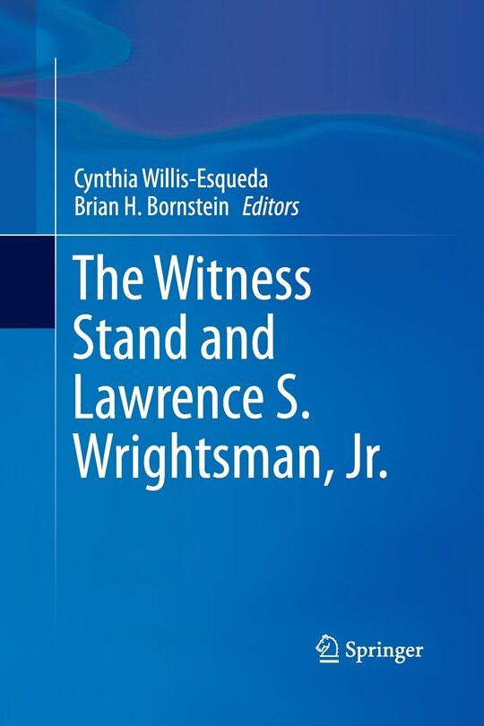 Couverture_The Witness Stand And Lawrence S. Wrightsman, Jr.