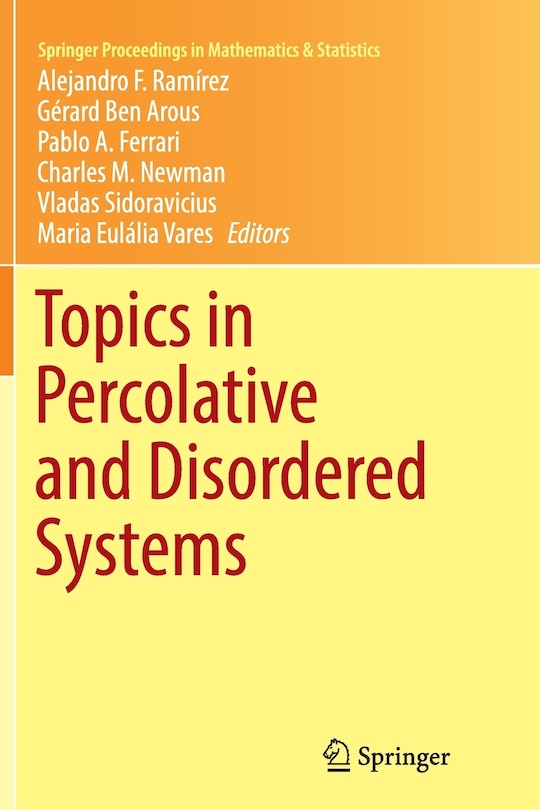Couverture_Topics In Percolative And Disordered Systems