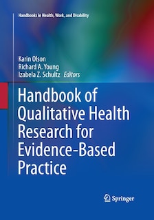 Couverture_Handbook Of Qualitative Health Research For Evidence-based Practice