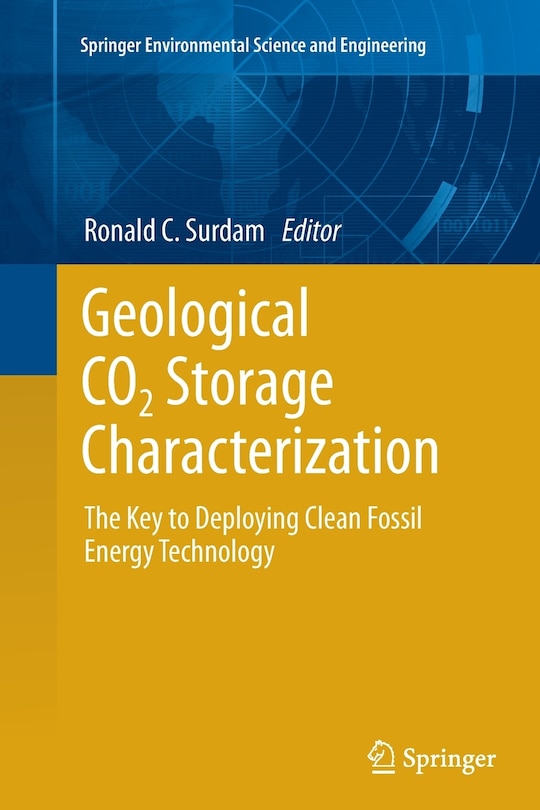 Front cover_Geological Co2 Storage Characterization