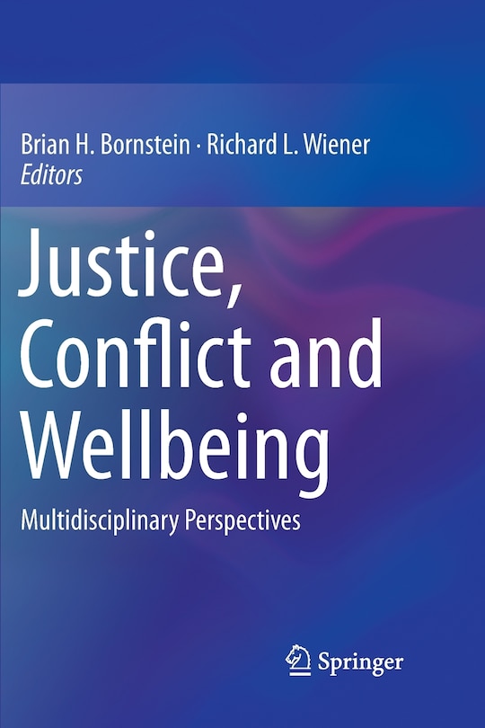 Front cover_Justice, Conflict And Wellbeing