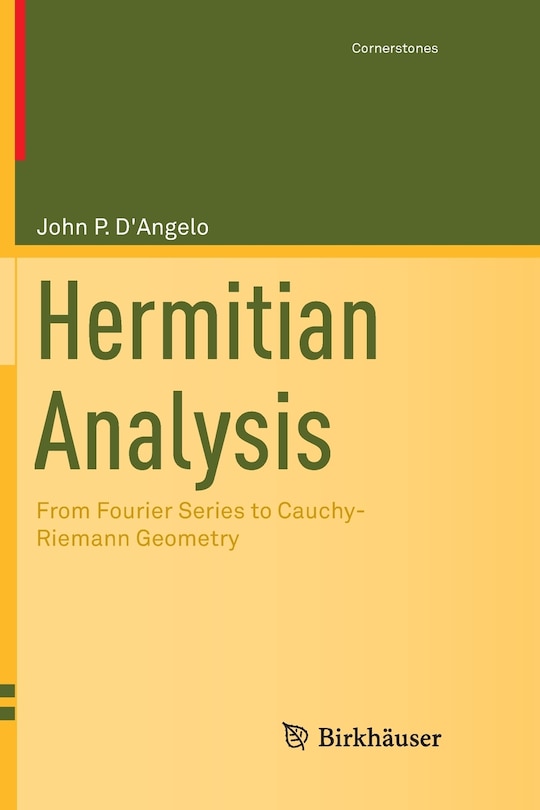 Front cover_Hermitian Analysis