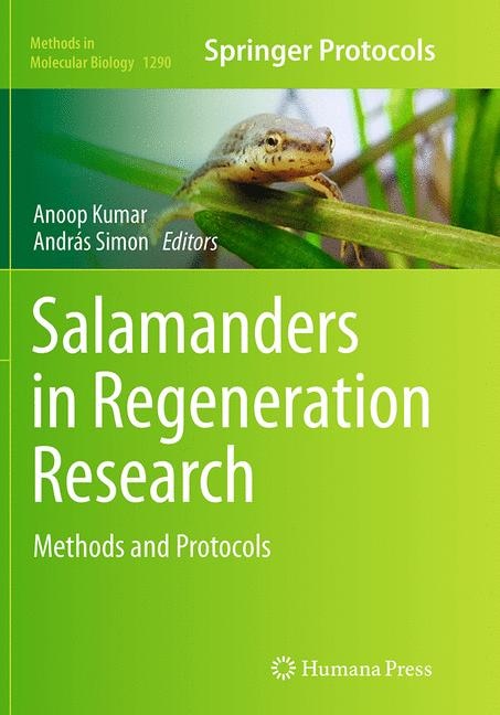 Front cover_Salamanders In Regeneration Research