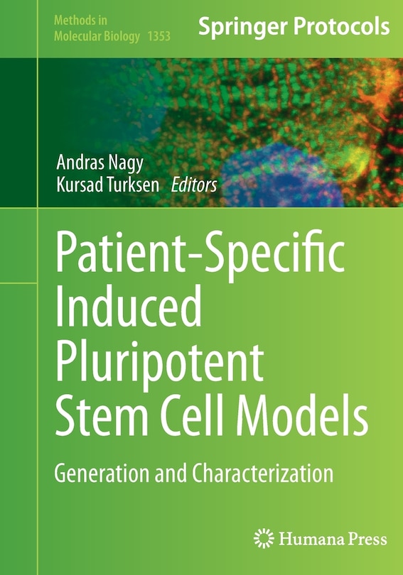 Front cover_Patient-specific Induced Pluripotent Stem Cell Models