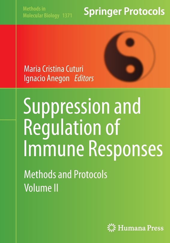 Couverture_Suppression And Regulation Of Immune Responses