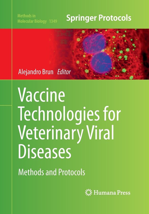 Couverture_Vaccine Technologies For Veterinary Viral Diseases