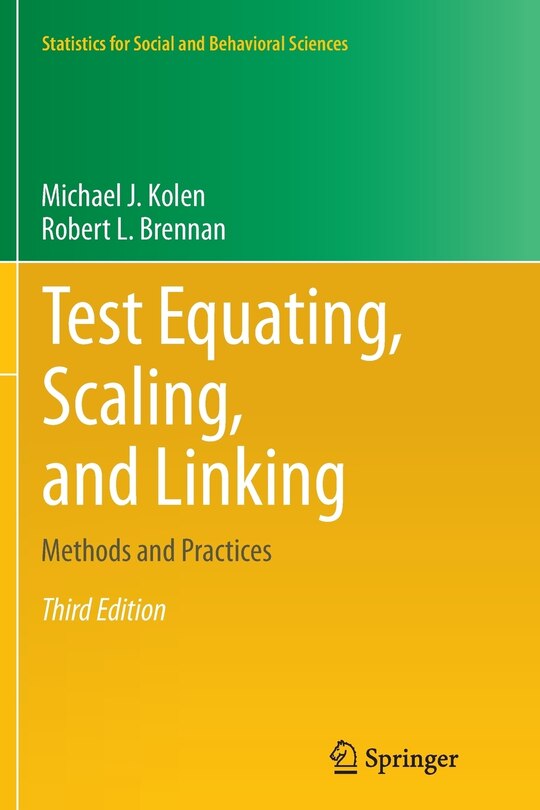 Couverture_Test Equating, Scaling, And Linking
