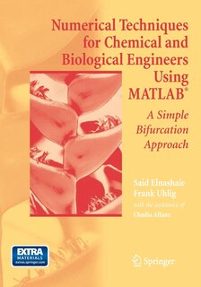 Couverture_Numerical Techniques For Chemical And Biological Engineers Using Matlab