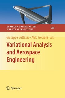 Front cover_Variational Analysis And Aerospace Engineering