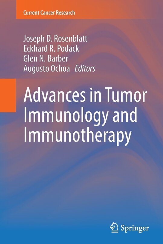 Couverture_Advances In Tumor Immunology And Immunotherapy