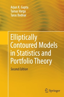 Front cover_Elliptically Contoured Models In Statistics And Portfolio Theory