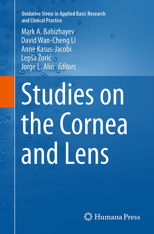 Couverture_Studies On The Cornea And Lens