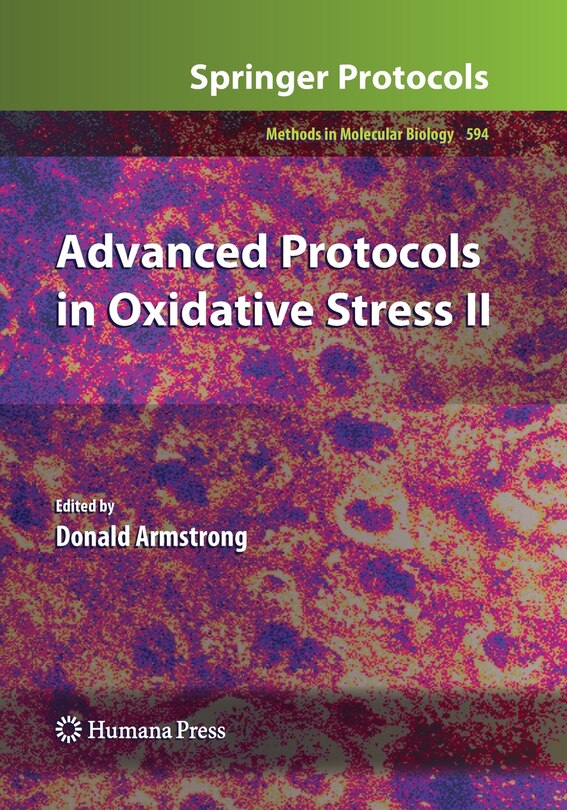 Couverture_Advanced Protocols In Oxidative Stress Ii