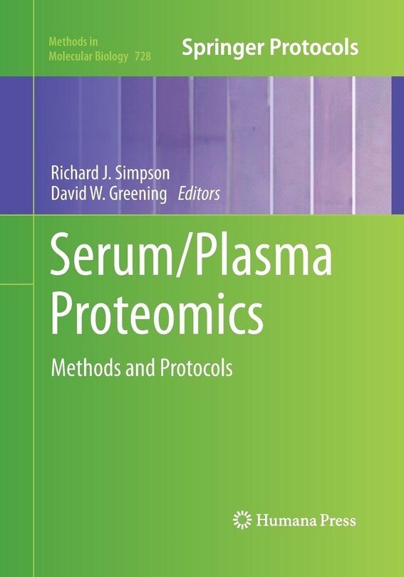 Couverture_Serum/plasma Proteomics