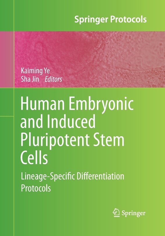 Couverture_Human Embryonic And Induced Pluripotent Stem Cells