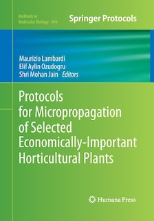 Couverture_Protocols For Micropropagation Of Selected Economically-important Horticultural Plants