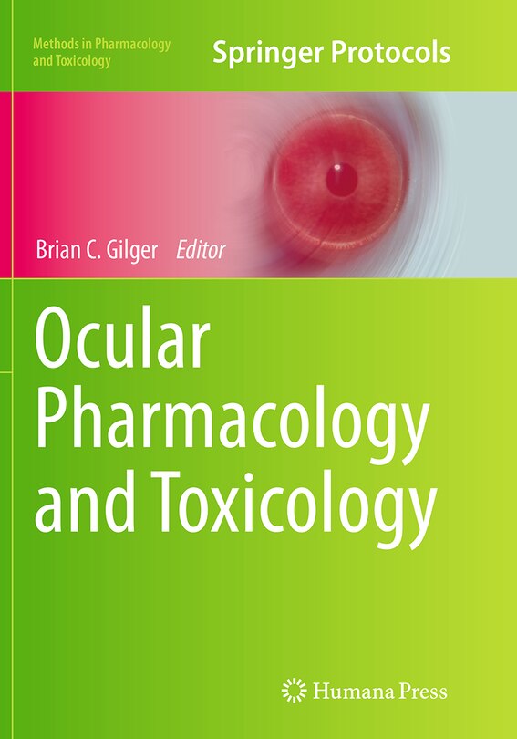 Couverture_Ocular Pharmacology And Toxicology