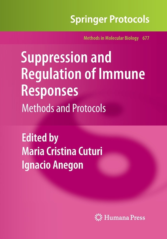 Couverture_Suppression And Regulation Of Immune Responses