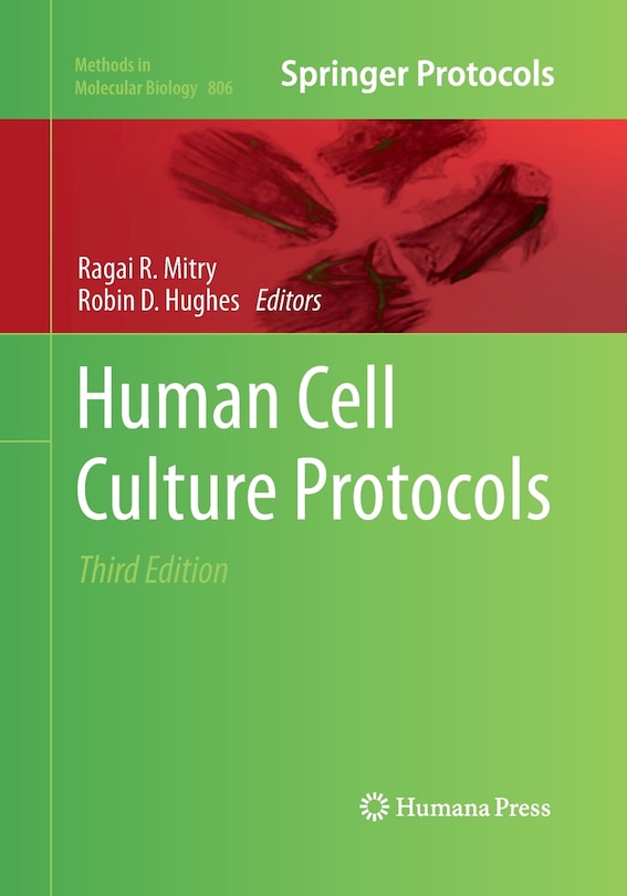 Front cover_Human Cell Culture Protocols