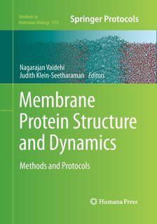 Couverture_Membrane Protein Structure And Dynamics