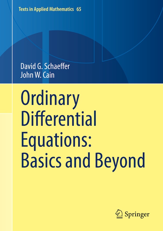 Front cover_Ordinary Differential Equations