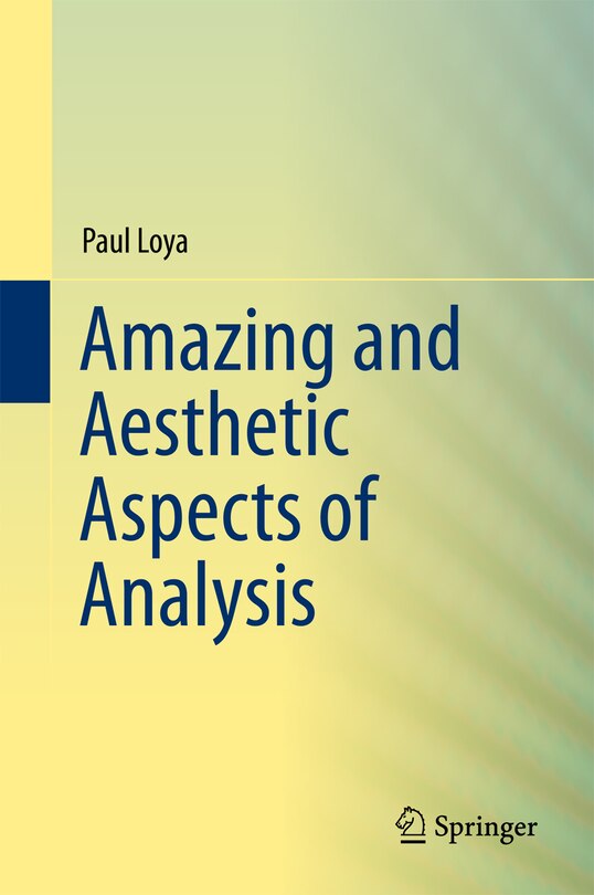 Front cover_Amazing And Aesthetic Aspects Of Analysis