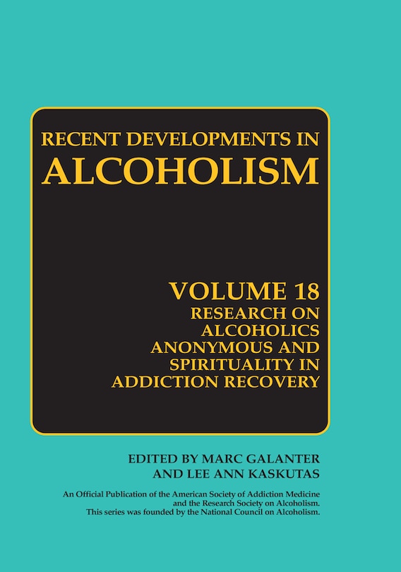 Front cover_Research on Alcoholics Anonymous and Spirituality in Addiction Recovery