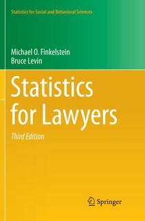 Front cover_Statistics For Lawyers