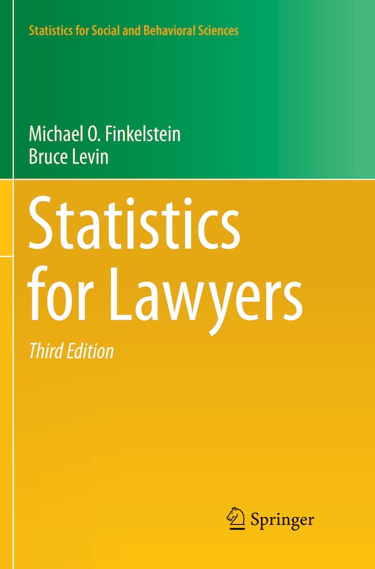 Front cover_Statistics For Lawyers