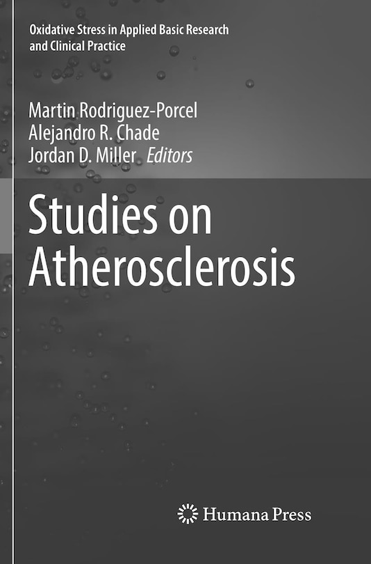 Couverture_Studies On Atherosclerosis