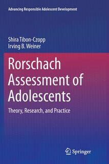 Couverture_Rorschach Assessment Of Adolescents