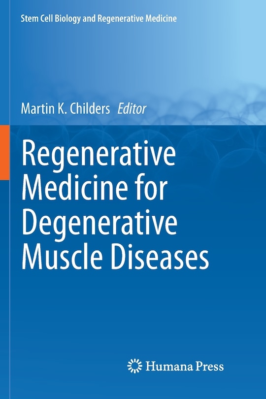 Front cover_Regenerative Medicine for Degenerative Muscle Diseases