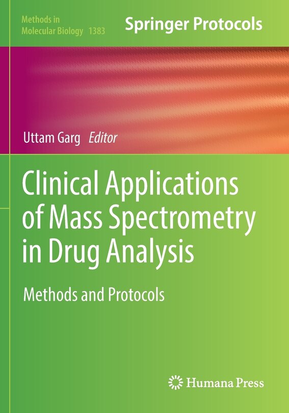Couverture_Clinical Applications of Mass Spectrometry in Drug Analysis
