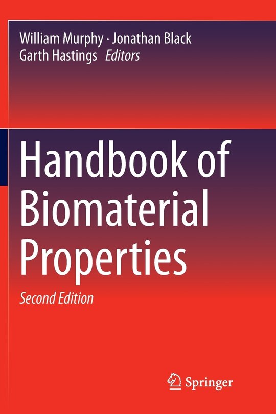 Front cover_Handbook Of Biomaterial Properties