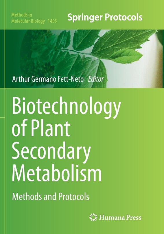 Couverture_Biotechnology Of Plant Secondary Metabolism
