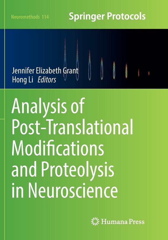 Front cover_Analysis Of Post-translational Modifications And Proteolysis In Neuroscience