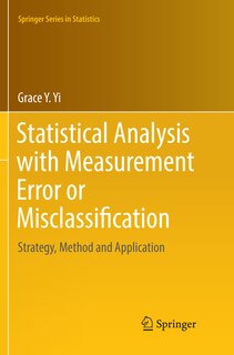 Front cover_Statistical Analysis with Measurement Error or Misclassification