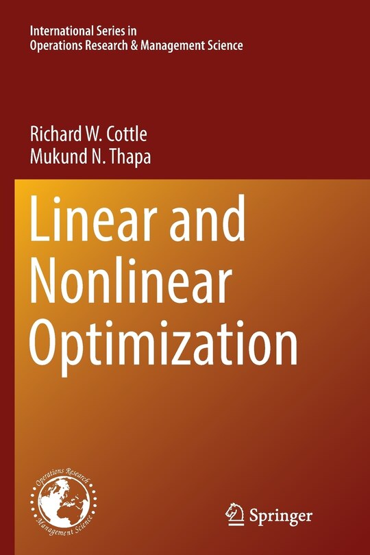 Front cover_Linear and Nonlinear Optimization