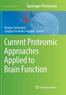 Couverture_Current Proteomic Approaches Applied to Brain Function
