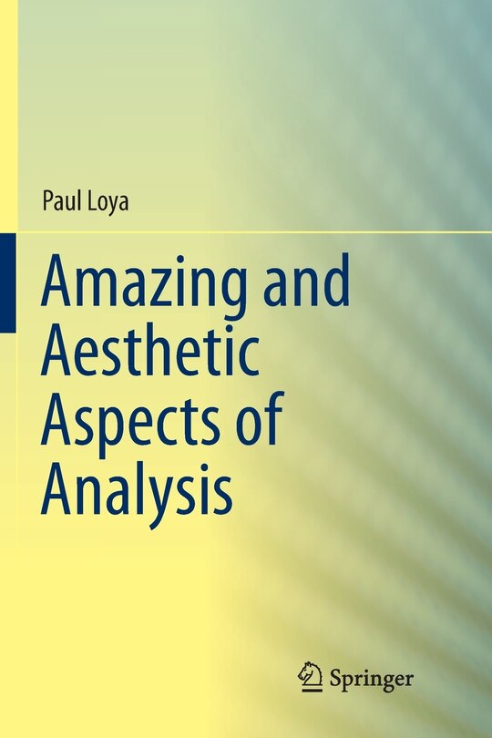 Couverture_Amazing And Aesthetic Aspects Of Analysis