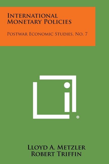 Front cover_International Monetary Policies