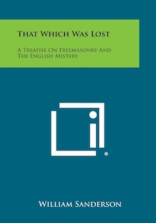 Front cover_That Which Was Lost