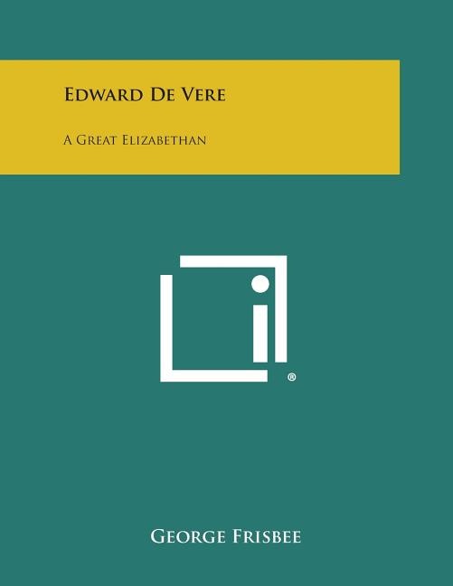 Front cover_Edward de Vere